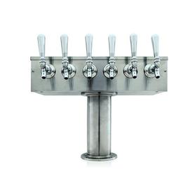 6 TAP BRUSHED SS[4"D]T-TOWER AIR COOLED