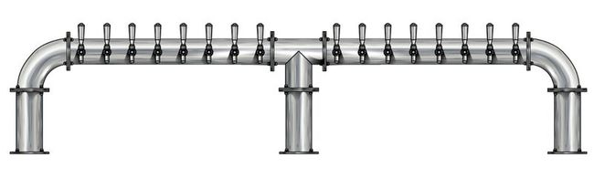 16 TAP(4"OC)BRUSHED SS LIONS GATE 3P CH-MX CLD