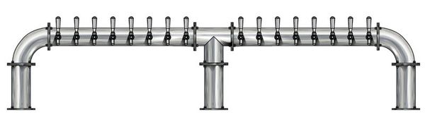 16 TAP(4"OC)BRUSHED SS LIONS GATE 3P CH-MX CLD