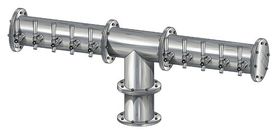 10 TAP BRUSHED SS 6" Dia. EAGLE "T" TOWER GLYCOL COOLED