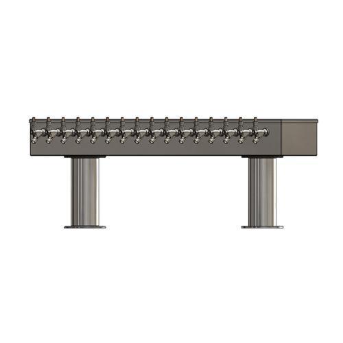16 TAP BRUSHED SS 2P[4"]T-TOWER AIR COOLED