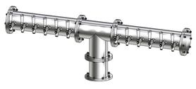 12T POLISHED SS 6" Dia. EAGLE "T" TOWER CLD