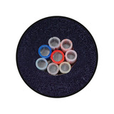 6+2 FIRE RATED PVC JACKET 3/8" ID HI GLOSS TUBES