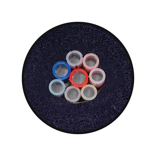 6+2 FIRE RATED PVC JACKET 3/8" ID HI GLOSS TUBES