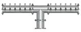 24T BRUSHED SS 6" Dia.(12+12)DBL SERV. EAGLE "T" TOWER CLD