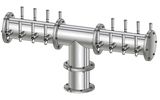 16T POLISHED SS 6" Dia.(8+8)DBL SERV. EAGLE "T" TOWER CLD