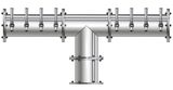 16T POLISHED SS 6" Dia.(8+8)DBL SERV. EAGLE "T" TOWER CLD