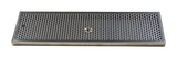 24" x 7" BRUSHED SS DRIP TRAY WITH DRAIN