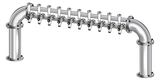 10 TAP 3" DIA. POLISHED SS BRIDGE TOWER AIR COOLED