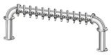 12 TAP 3" DIA. POLISHED SS BRIDGE TOWER GLYCOL COOLED
