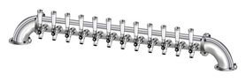 12 TAP POLISHED SS LOW BRIDGE TOWER AIR COOLED