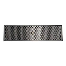 24" x 5-3/8" BRUSHED SS DRIP TRAY WITH DRAIN