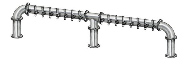 16 TAP(4"OC)BRUSHED SS LIONS GATE 3P CH-MX CLD