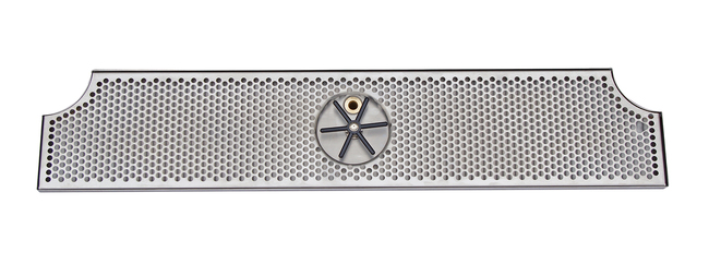 40" x 8"(2 x Cut Outs) BRUSHED SS SPRAY DRIP TRAY