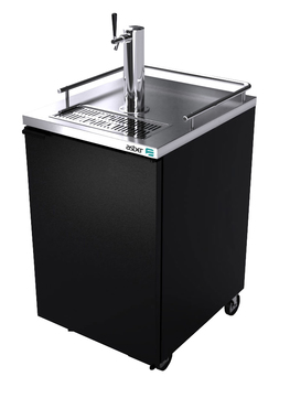 MALTO 23" BLACK 2 TAP 1-DOOR DIRECT DRAW