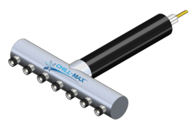 7 TAP(3"OC/4"D)WALL MT-CTR BK X CARTRIDGE-COLD PVD HDW, LS+T