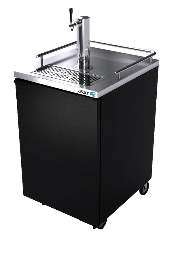 MALTO 23" BLACK 3 TAP 1-DOOR DIRECT DRAW