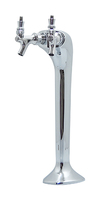 2 TAP CHROME MONGOOSE TOWER GLYCOL COOLED