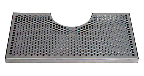 18" x 9" (6-1/4"c/o) PVD/BSS DRIP TRAY