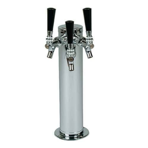 3 TAP POLISHED SS 3" DIA. COLUMN TOWER AIR COOLED