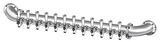 12 TAP POLISHED SS RAIL WALL MT TOWER AIR