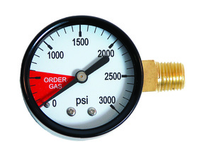 "CBS" 3000psi GAUGE-LH