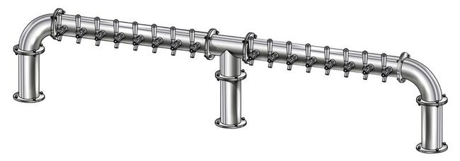 16 TAP(4"OC)CANDY COPPER LIONS GATE 3P GLYCOL COOLED