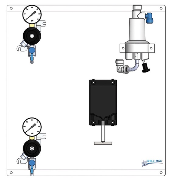 CHILL-MAX 1P TF REG/TF 304SS SMART FOB BEER PUMP[-RV-BKT]