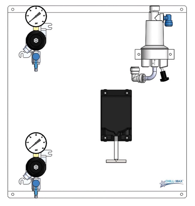 CHILL-MAX 1P TF REG/TF 304SS SMART FOB BEER PUMP[-RV-BKT]