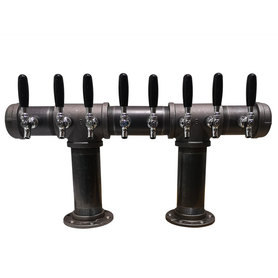 10T(304SS) CAST IRON 3" DOUBLE PEDESTAL-CLD