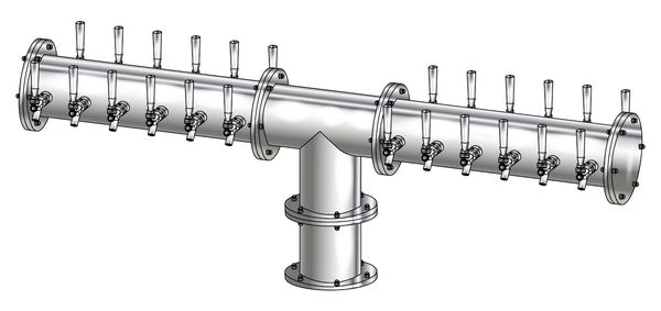 24T PSS 6" Dia.(12+12)DBL SERV. EAGLE "T" TWR CLD-NO TAP-SSL