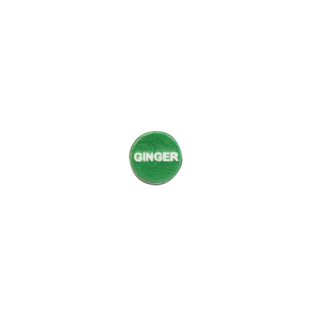 WB/SA (GINGER)-GREEN BUTTON CAP