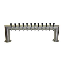 12 TAP BRUSHED SS PASS-THRU TOWER AIR COOLED