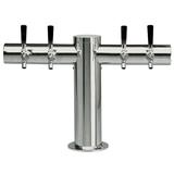 4 TAP POLISHED SS METRO-T TOWER AIR COOLED