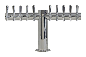 10 TAP POLISHED SS METRO-T TOWER AIR COOLED