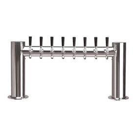 8 TAP POLISHED SS METRO-H TOWER GLYCOL COOLED