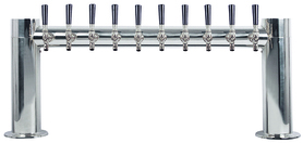 10 TAP POLISHED SS METRO-H TOWER GLYCOL COOLED