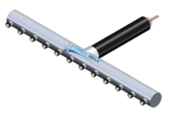 12 TAP(4"OC/4"D)WALL MT-BACK X CARTRIDGE-GLYCOL COOLED
