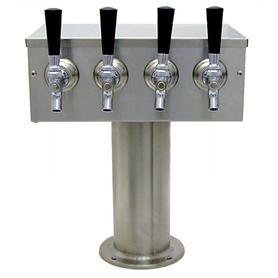 4 TAP BRUSHED SS[4"D]T-TOWER AIR COOLED
